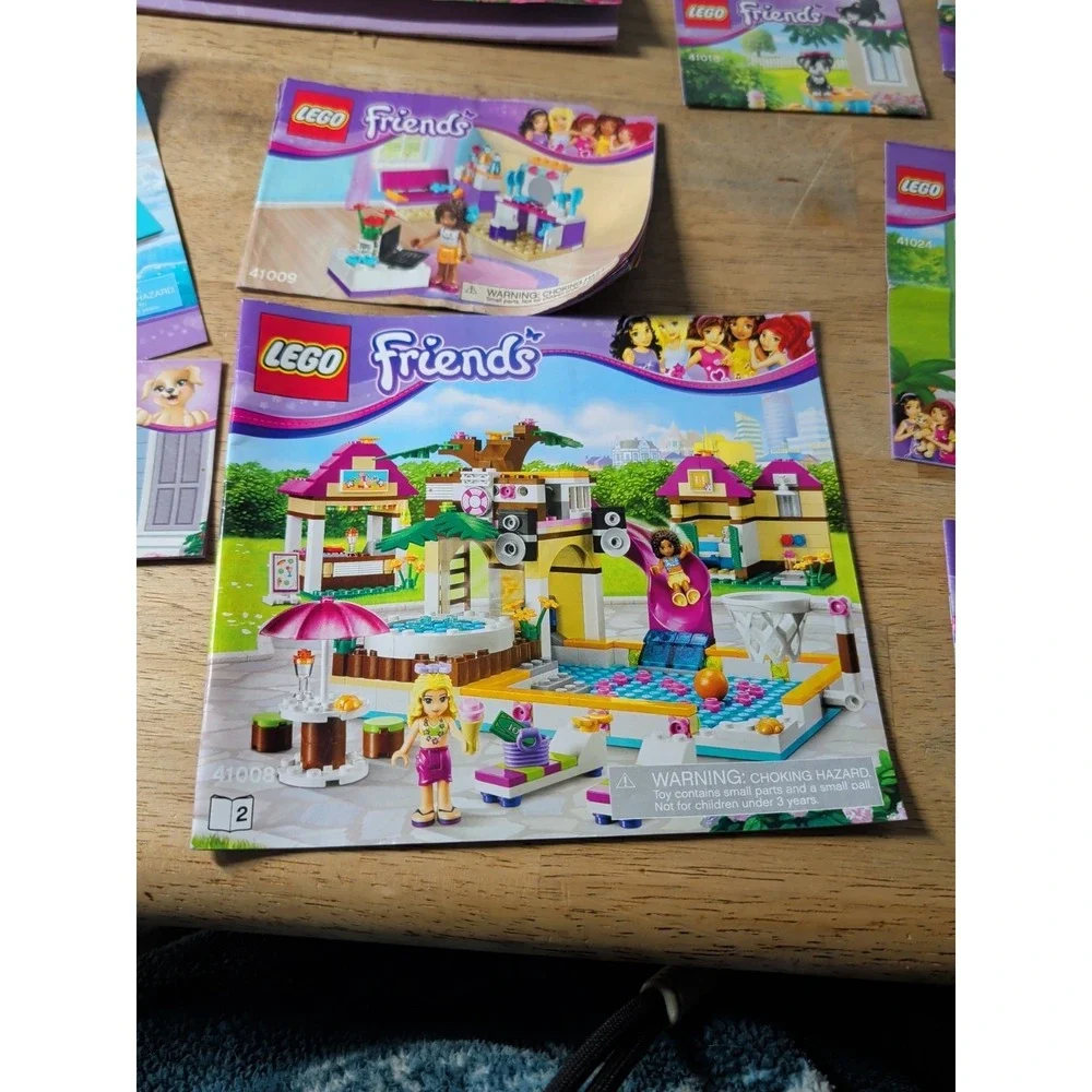 LEGO FRIENDS Instruction Manuals: Lot of 16 Booklets Disney‎ Princess